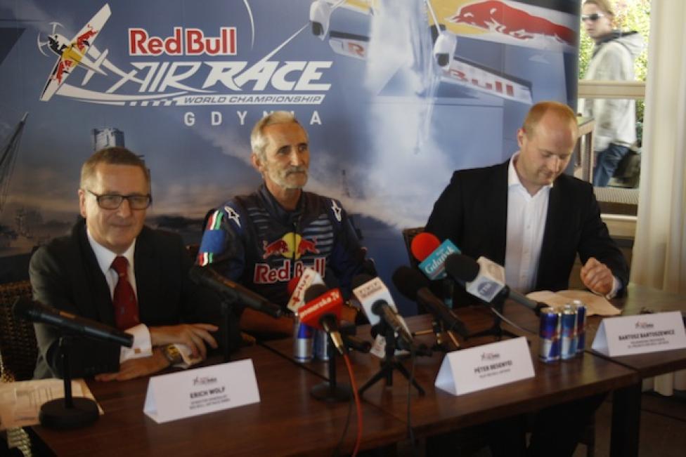 Konferencja Mistrzostw Świata Red Bull Air Race 2014, fot. Marcin Ziółek