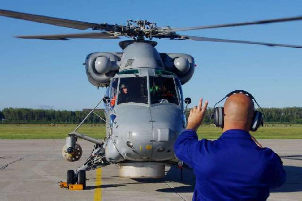 Powrót SH-2G z misji pod flagą NATO (fot. kmdr ppor. Czesław Cichy)