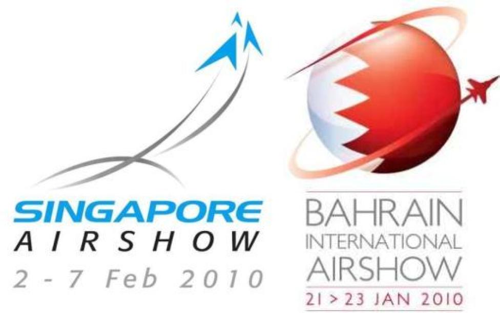 Pokazy lotnicze w Bahrajnie i w Singapurze