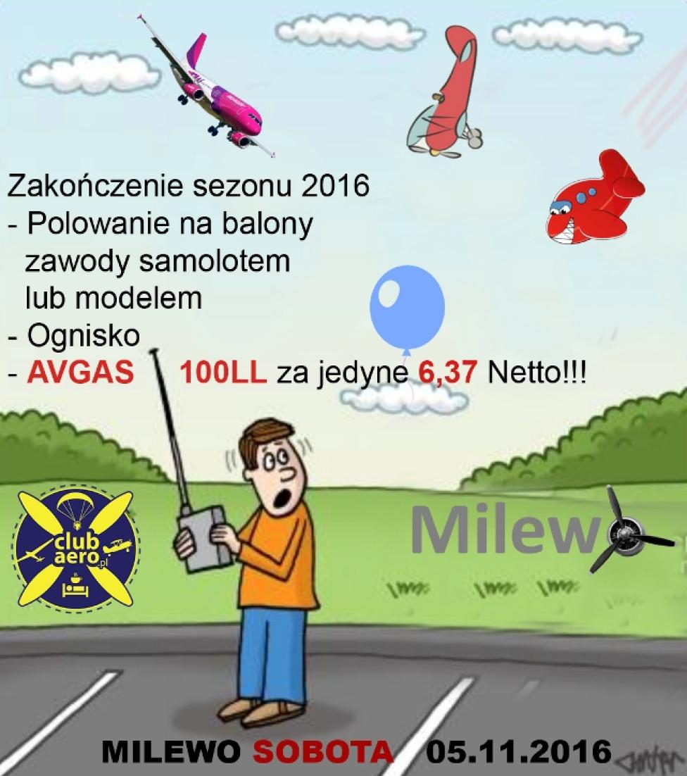 Zakończenie sezonu lotniczego 2016 na lądowisku Milewo (fot. milewo.pl)