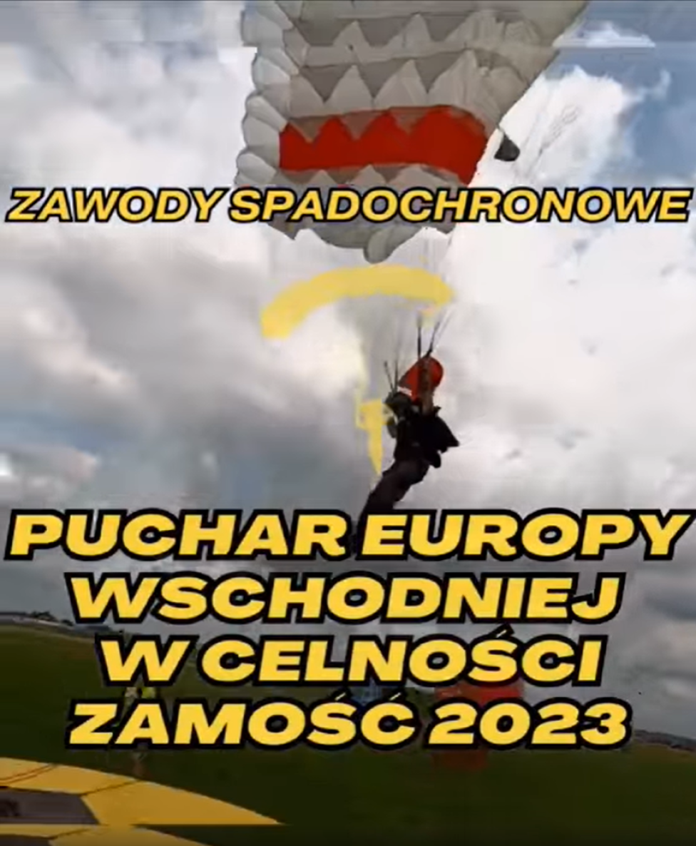 Spadochronowy Puchar Europy Wschodniej w celności lądowania w Zamościu (fot. Aeroklub Ziemi Zamojskiej)
