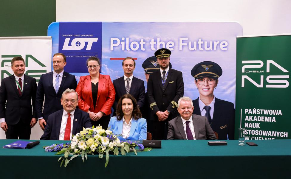 Inauguracja współpracy PLL LOT z PANS w Chełmie (fot. PLL LOT)