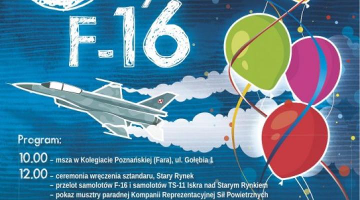 5 urodziny F-16 (plakat)/ proj. Zespół Wydawniczy DSP