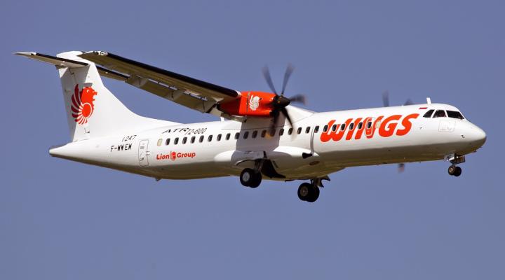 ATR-72 należący do linii Wings Air