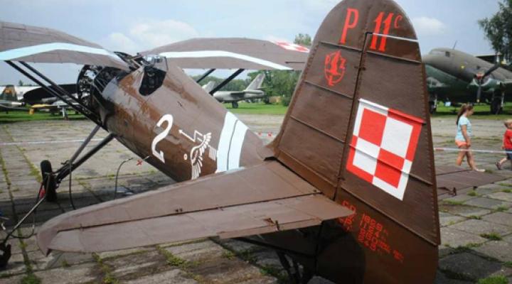 PZL P.11c po remoncie w Muzeum Lotnictwa Polskiego (fot. muzeumlotnictwa.pl)
