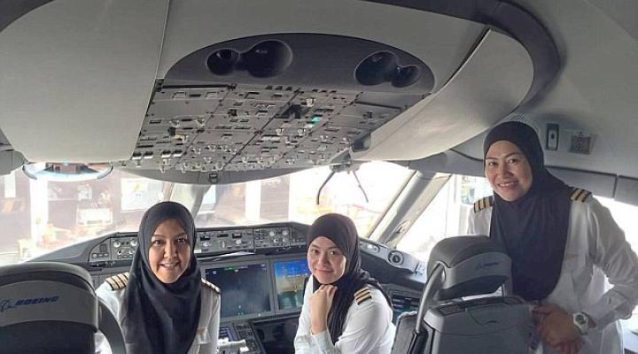 Kobieca załoga Royal Brunei Airlines