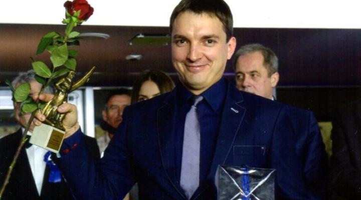 Łukasz Wójcik uhonorowany nagrodą Plebiscytu „Skrzydlatej Polski” (fot. Agencja Lotnicza Altair)