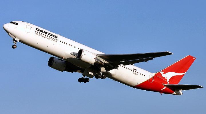 B763 należący do linii Qantas