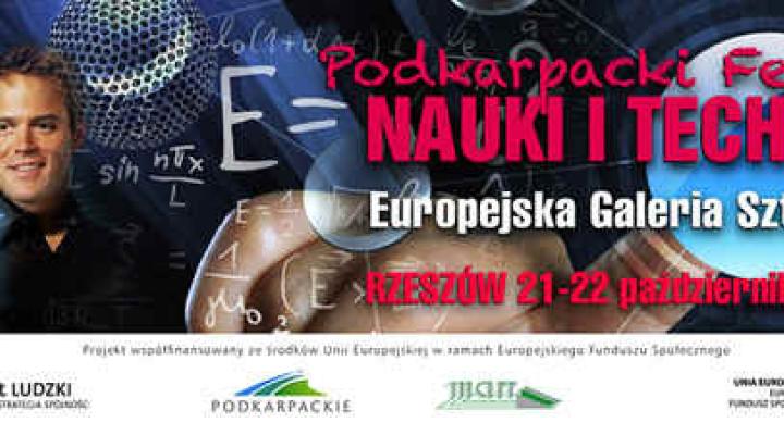 Podkarpacki Festiwal Nauki i Techniki (banner)