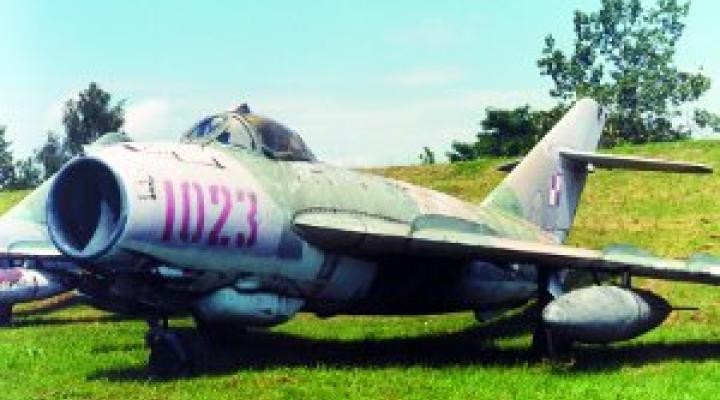 MiG-17F, fot. Muzeum Lotnictwa Cywilnego