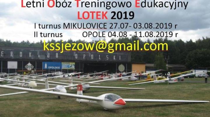 Letni obóz szybowcowy LOTEK 2019 (fot. KSS Jeżów)