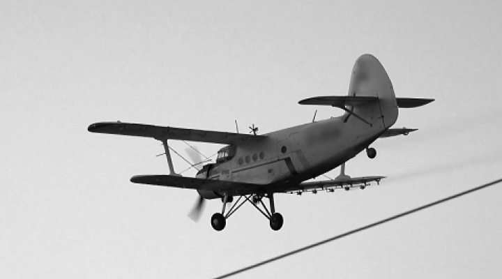 An-2 wykonujący opryski pól, fot. Internet