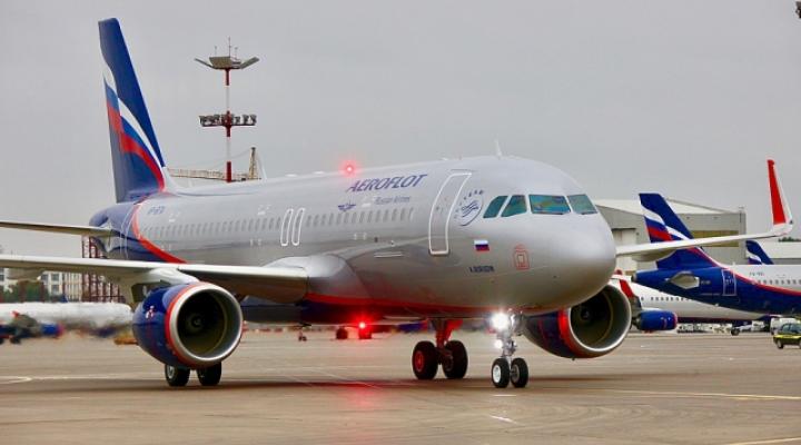 Airbus A320-214(WL) (VP-BTA) należący do Aerofłotu na lotnisku (fot. Aeroflot)