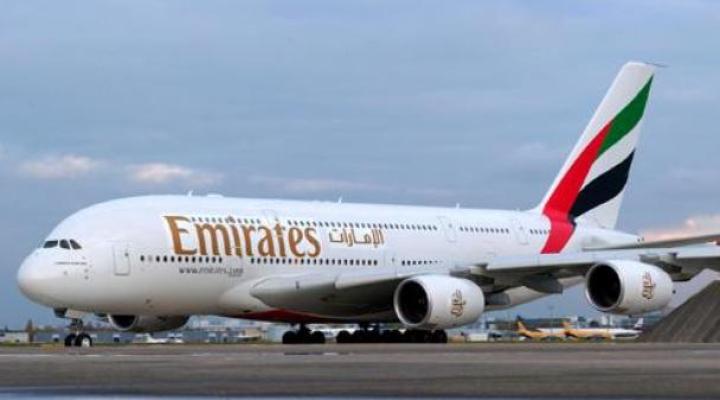 Airbus A380 w barwach Emirates (fot.www.astroman.com.pl)