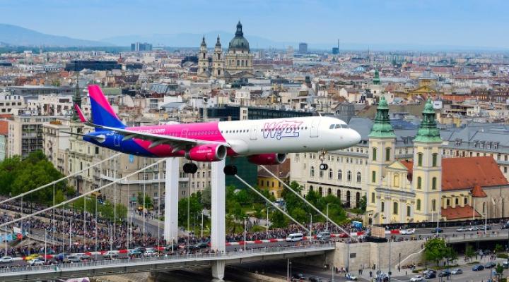 Najnowszy A321 we flocie Wizz Air po raz pierwszy na pokazach lotniczych w Budapeszcie (fot. Arpad Foldhazi)