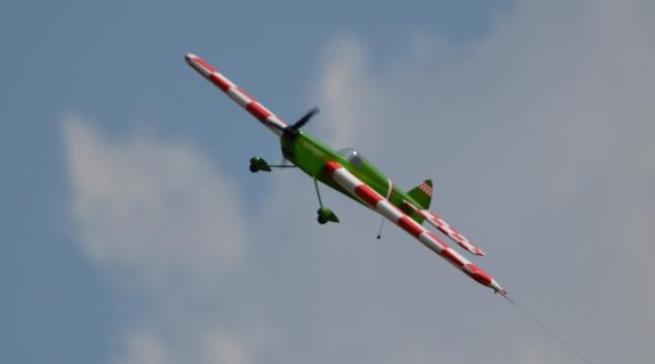 Model latający na uwięzi (fot. Aeroklub Włocławski)