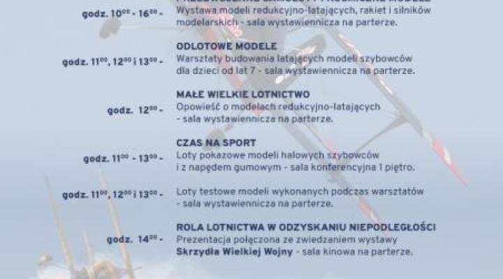 Dzień Otwartych Drzwi MLP z modelarstwem i niepodległością (fot. muzeumlotnictwa.pl)