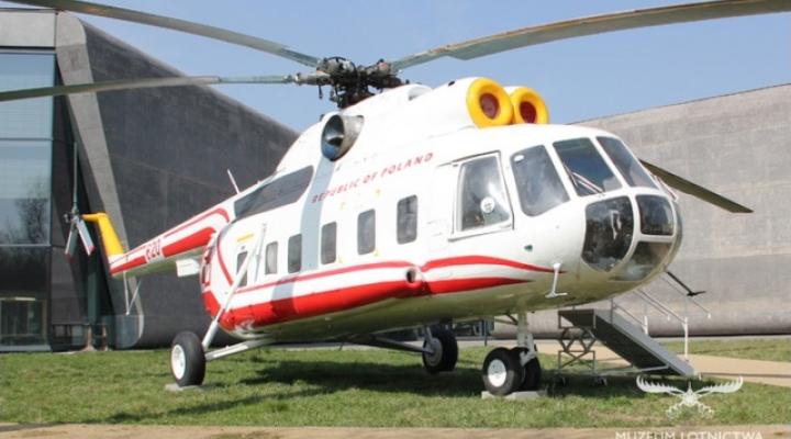 Mi-8 - papieslki śmigłowiec w Muzeum Lotnictwa Polskiego (fot. muzeumlotnictwa.pl)