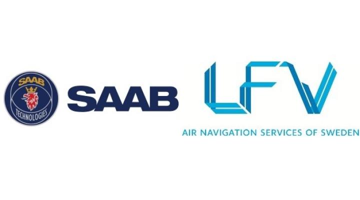 SAAB i LFV - logo