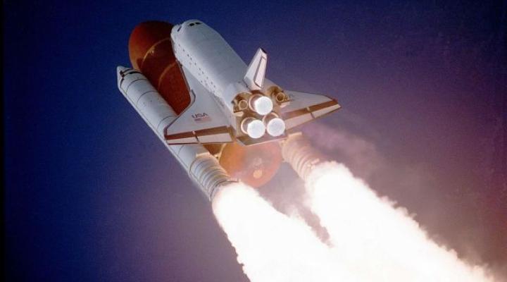 Start promu Atlantis w misji STS-27 (fot. NASA/Domena publiczna/Wikimedia Commons)