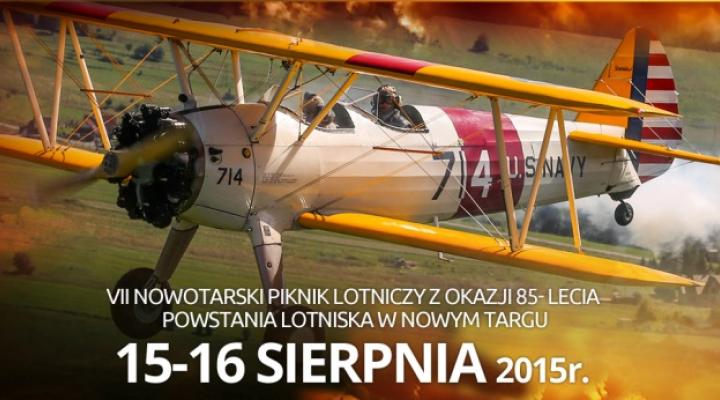 VII Nowotarski Piknik Lotniczy na 85-lecie powstania lotniska (fot. aeroklub.nowytarg.pl)
