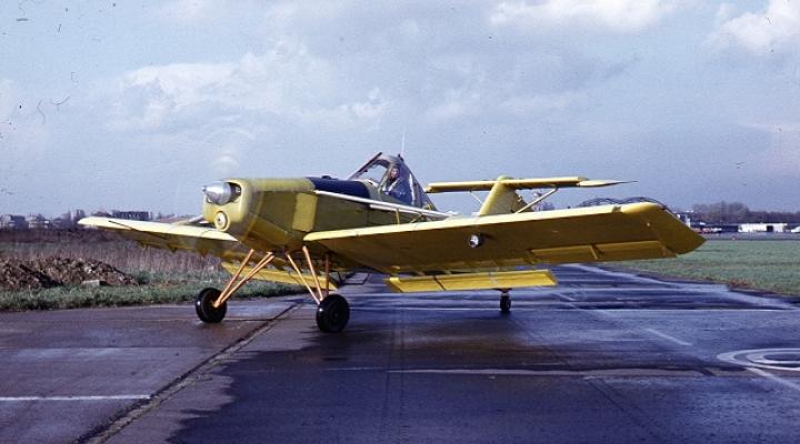 Prototyp samolotu PZL-106 z oblotu w dn 17.04. 1973, fot.Lesław Karst