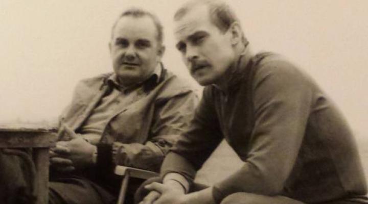Na zdjęciu od lewej: Józef Dębiec i Leszek Mańkowski (fot. prywatne archiwum Leszka Mańkowskiego)
