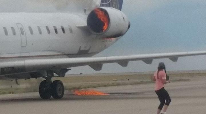 Pożar silnika w CRJ700