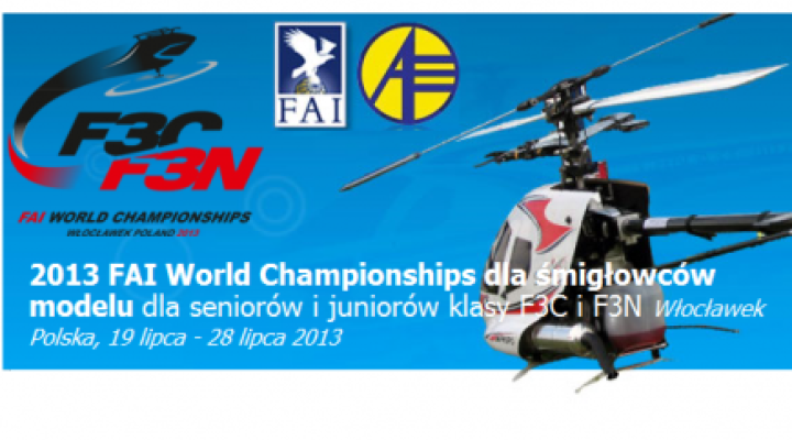 Mistrzostwa Świata FAI Modeli Śmigłowców dla Seniorów i Juniorów w konkurencjach F3C i F3N