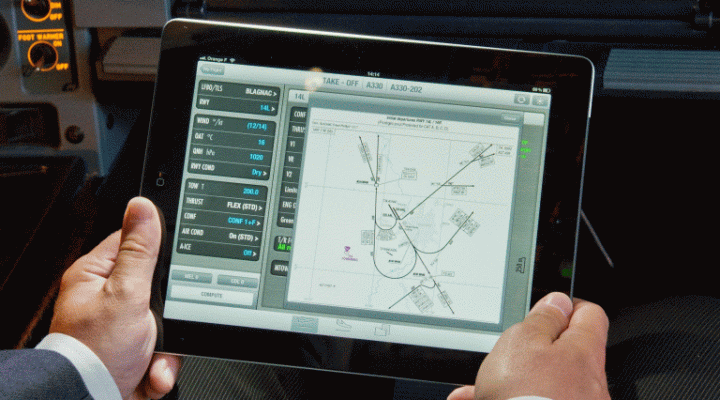 Airbus oferuje rozwiązanie Electronic Flight Bag na iPada