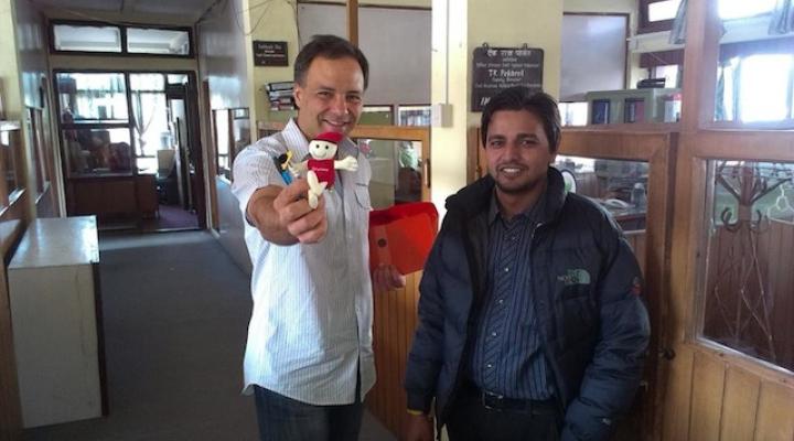 Sebastian Kawa z wizytą w urzędzie lotnictwa Nepalu