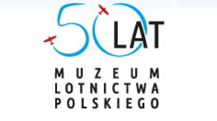 50 lat Muzeum Lotnictwa Polskiego (logo kolorowe)