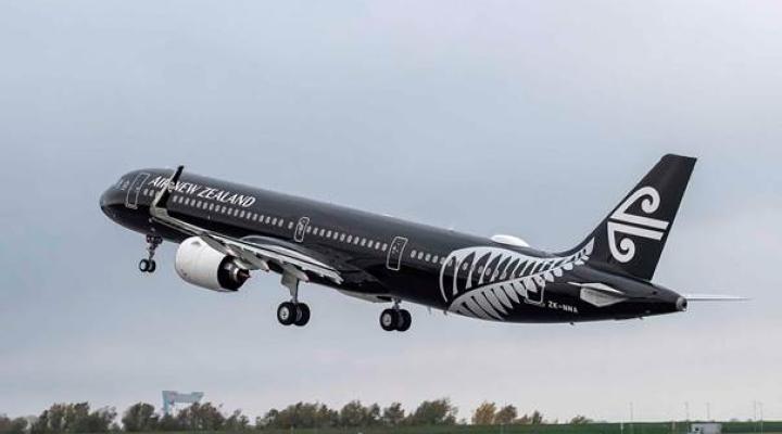 A321neo odebrany przez Air New Zealand