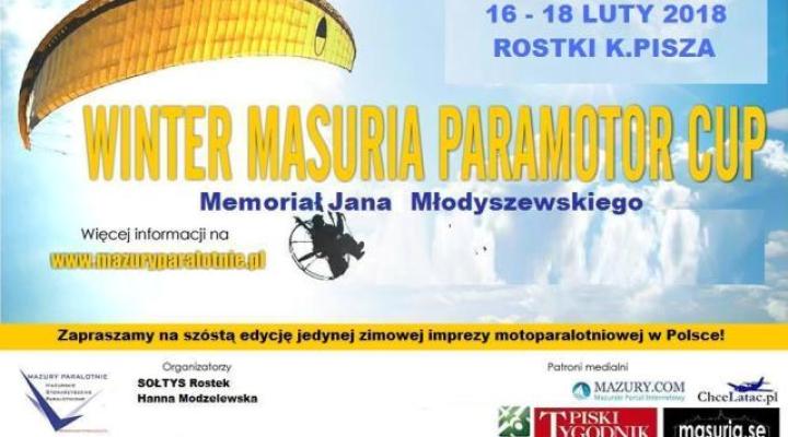 Winter Masuria Paramotor Cup 2018 w Rostkach koło Pisza (fot. mazuryparalotnie.pl)