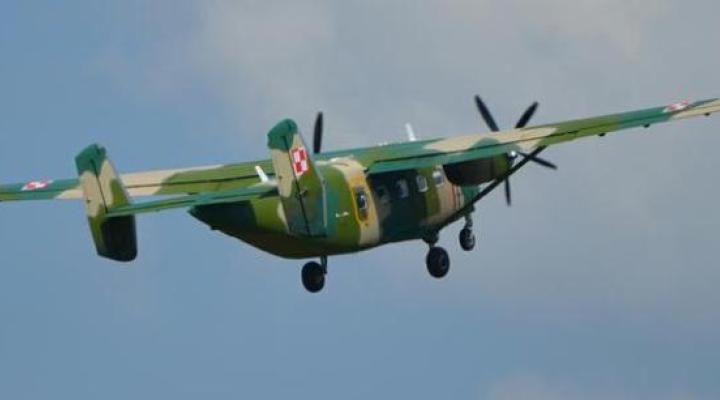 Samolot transportowy M-28 z 8 Bazy Lotnictwa Transportowego w Krakowie