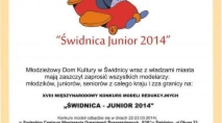 XVIII Międzynarodowy Konkurs Modeli Redukcyjnych Świdnica Junior 2014
