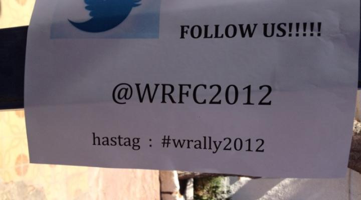 WRFC2012 follow us!