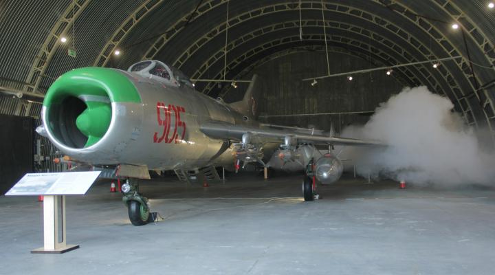 MiG-19 odnowiony - prezentowany w Muzeum Lotnictwa Polskiego (fot. Muzeum Lotnictwa Polskiego)