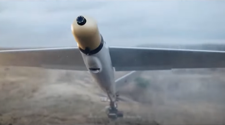 Warmate - amunicja krążąca (fot. kadr z filmu na youtube.com)