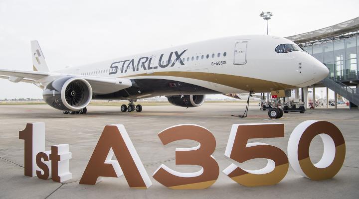 A350-900 należący do linii Starlux, fot. Airbus