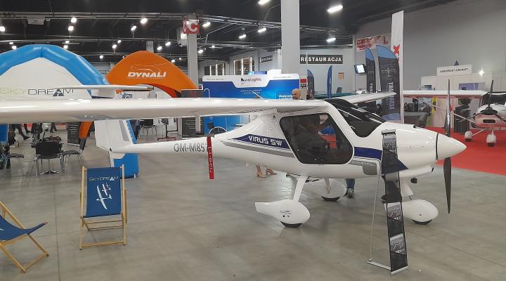Stoisko firmy Skydream na targach Aviation Expo, fot. Marcin Ziółek