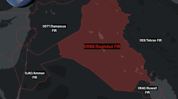 FIR BAGHDAD (ORBB) - wizualizacja