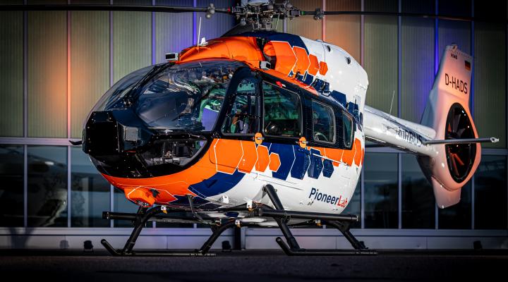 PioneerLab, nowy demonstrator technologii oparty na konstrukcji dwusilnikowego śmigłowca H145 (fot. Airbus Helicopters - Christian Keller)