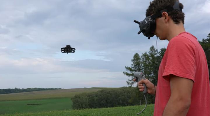 Wirtualna rzeczywistość w świecie dronów (fot. kadr z filmu EPIC VR)