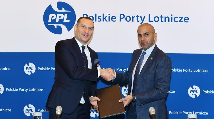 Polskie Porty Lotnicze S.A. i Oman Airports Management Company podpisały list intencyjny (fot. Paweł Mazurek)