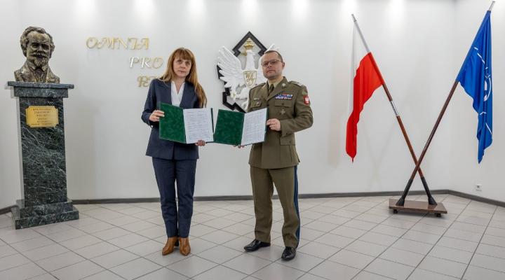 Podpisanie porozumienia pomiędzy WAT a PZL-Świdnik (fot. Katarzyna Puciłowska)