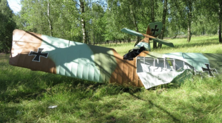 Katastrofa samolotu Siemens Schuckert D-1, fot. PKBWL
