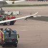 Kolizja dwóch samolotów na lotnisku Heathrow, fot. The Telegraph