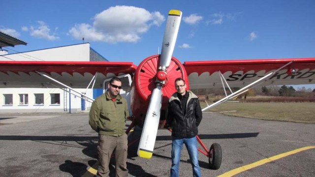 Szymon Starosolski z Aeroklubu Częstochowskiego i Wojciech Gałuszka z Aeroklubu Podkarpackiego