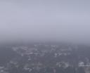 Mgła, widok z kokpitu